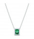 Collar Swarovski Angelic Rectangular Verde 5559380