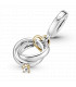 Charms colgante de plata anillos de boda 799319C01