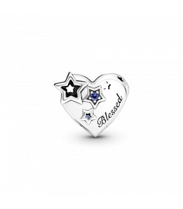 Charm Pandora Corazón Agradecido y Estrellas 799527C01