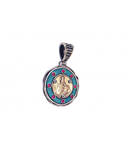 Medalla Virgen del Carmen Rubíes 11E0446