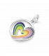 Medallón Pandora Me Corazón Arcoiris de Libertad 791793C01