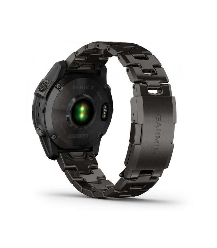 Garmin Fénix 7 Solar Negro Correa Negra - Reloj inteligente