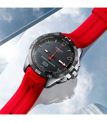 Reloj Tissot T-Touch Connect Solar Rojo T121.420.47.051.01