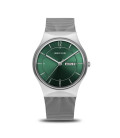 Reloj bering Classic Plateado y Verde 11938-008DD
