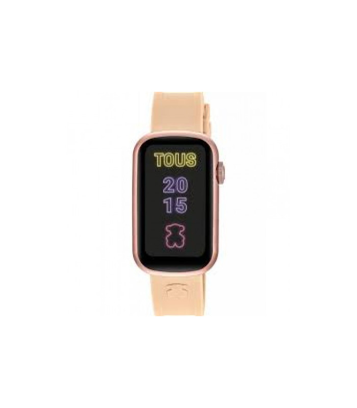 ⇨ Reloj inteligente Tous T-Band con caja rosé y 2 correas, 200351092.