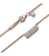 Collar Fila Doble en Pave Timeless Rosado de Pandora 382621C01-45