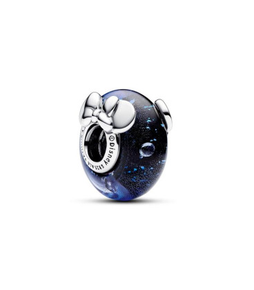 Charm Pandora Cristal de Murano Azul Mickey y Minnie Mouse de Disney 792958C01