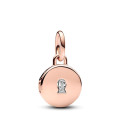 Abalorio Pandora Rose medalla Grabable que se abre 783066C01