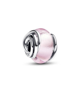 Charm Cristal de Murano Rosa Envuelto 793241C00