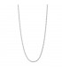 Necklace Oblongo plata 80cm