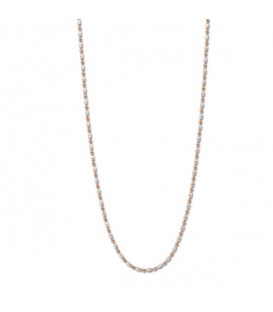 Necklace Oblongo rodio oro rosa 80cm