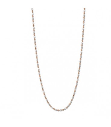 Necklace Oblongo rodio oro rosa 80cm