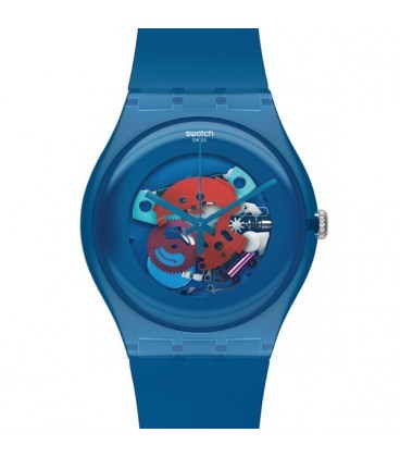 Reloj Swatch Blue Grey Lacquered