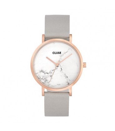 Reloj Cluse La roche de oro rosa mármol