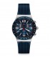 Reloj Swatch Blue Grid YVS454